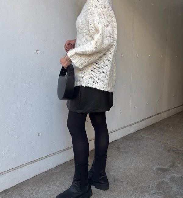  「レザーミニスカート」|スカート|