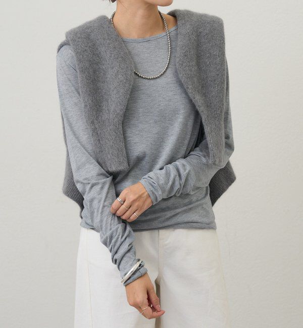  「シアーロングスリーブTEE」|Tシャツ・カットソー|