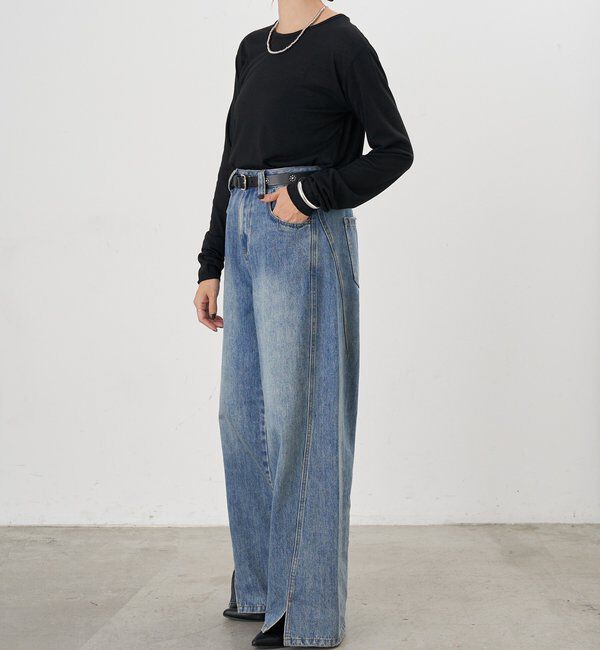  「シアーロングスリーブTEE」|Tシャツ・カットソー|