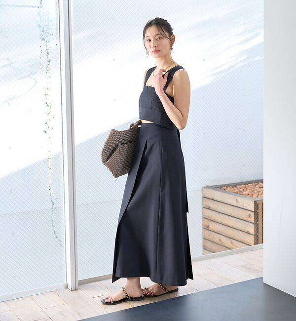 Rouge vif「【セットアップ対応】巻風ロングスカート」|スカート|