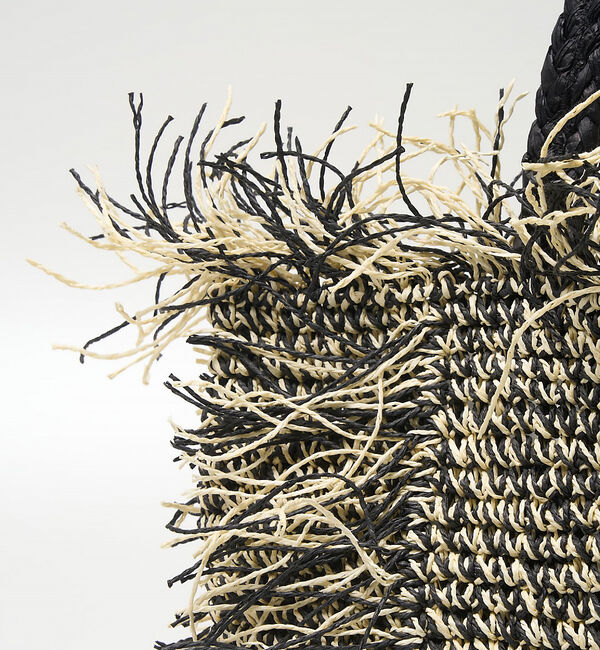 Rouge vif「【Swaraj /スワラージ】手編みラフィアバッグ / トートバッグ / フリン」|トートバッグ|