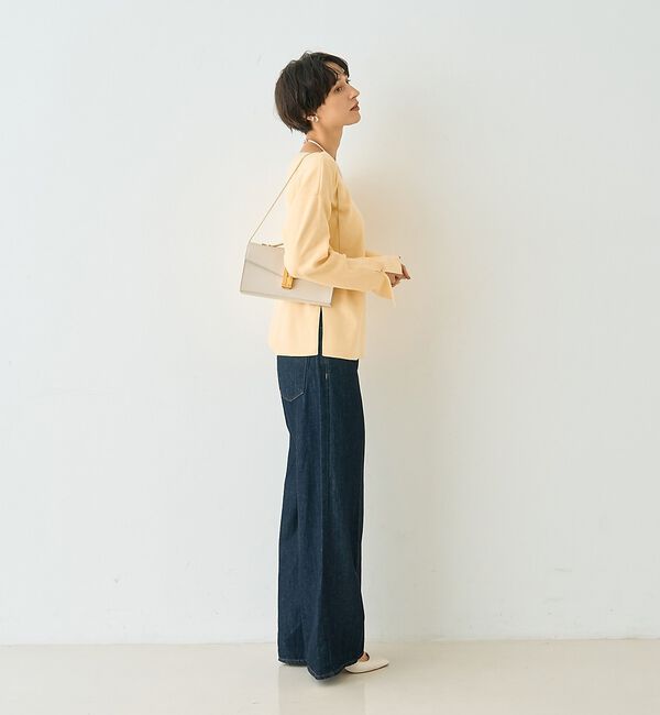 Rouge vif「スムーススリットニットプルオーバー」|ニット・セーター|