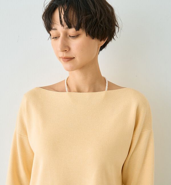 Rouge vif「スムーススリットニットプルオーバー」|ニット・セーター|