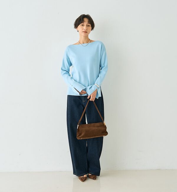 Rouge vif「スムーススリットニットプルオーバー」|ニット・セーター|