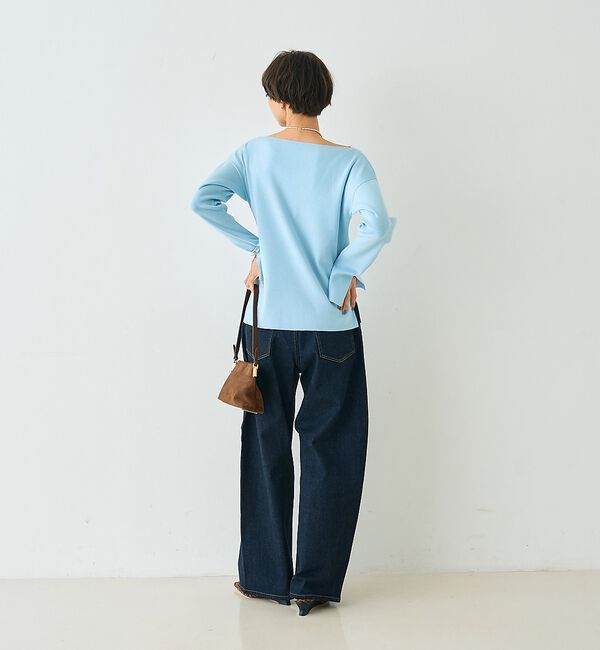 Rouge vif「スムーススリットニットプルオーバー」|ニット・セーター|