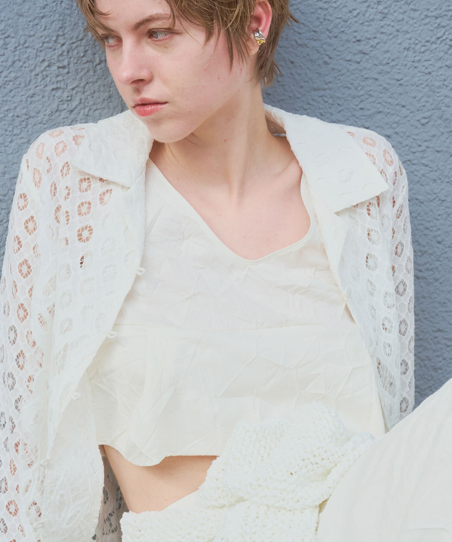 URBAN RESEARCH「『別注』GGG&times;URBAN RESEARCH　クロップドワッシャートップス」|タンクトップ|