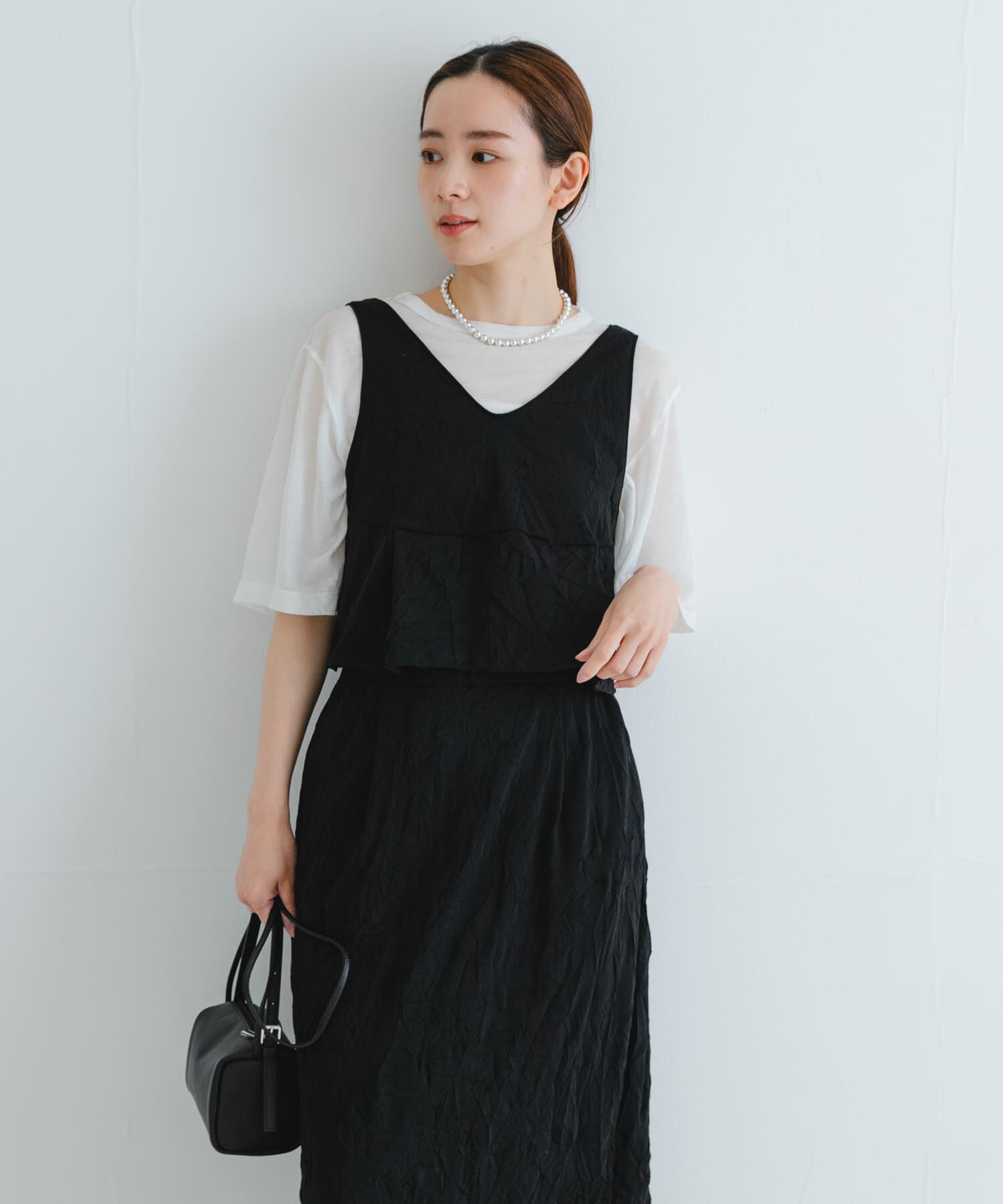 URBAN RESEARCH「『別注』GGG&times;URBAN RESEARCH　クロップドワッシャートップス」|タンクトップ|