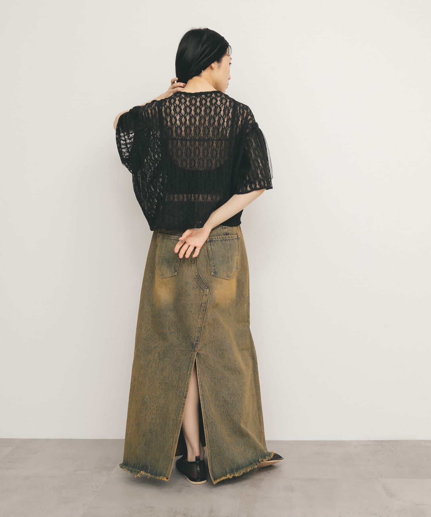  「ドロストレーストップス」|シャツ・ブラウス|