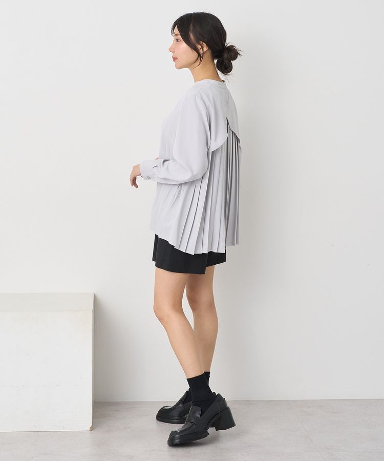 earth music&ecology「バックプリーツブラウス」|シャツ・ブラウス|