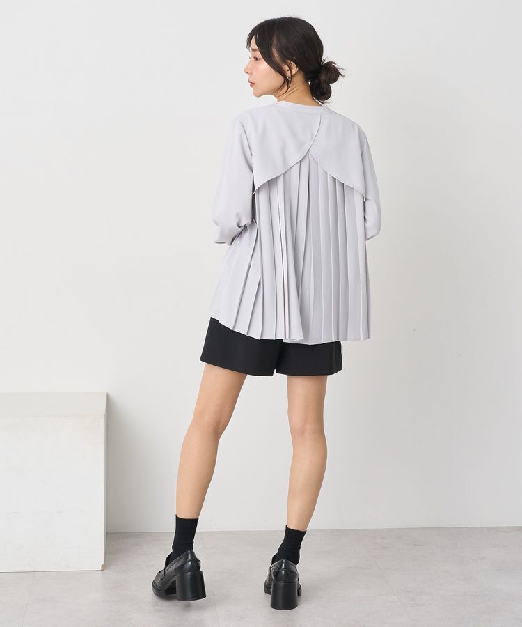 earth music&ecology「バックプリーツブラウス」|シャツ・ブラウス|