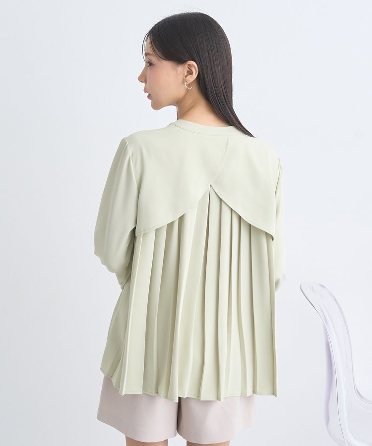 earth music&ecology「バックプリーツブラウス」|シャツ・ブラウス|