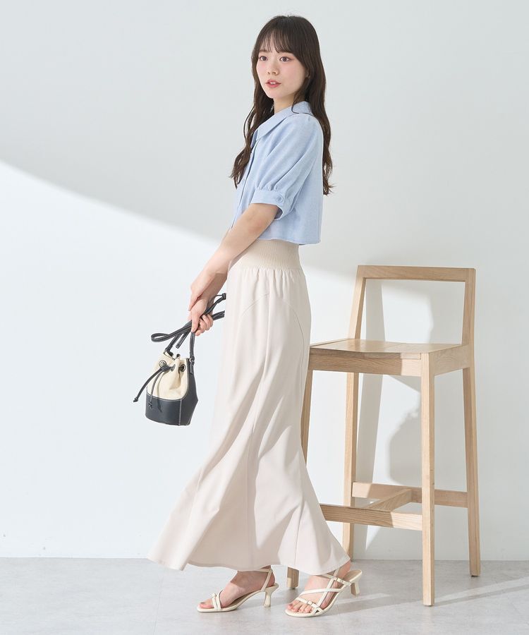 earth music&ecology「サマーツイードシャツジャケット」|シャツ・ブラウス|