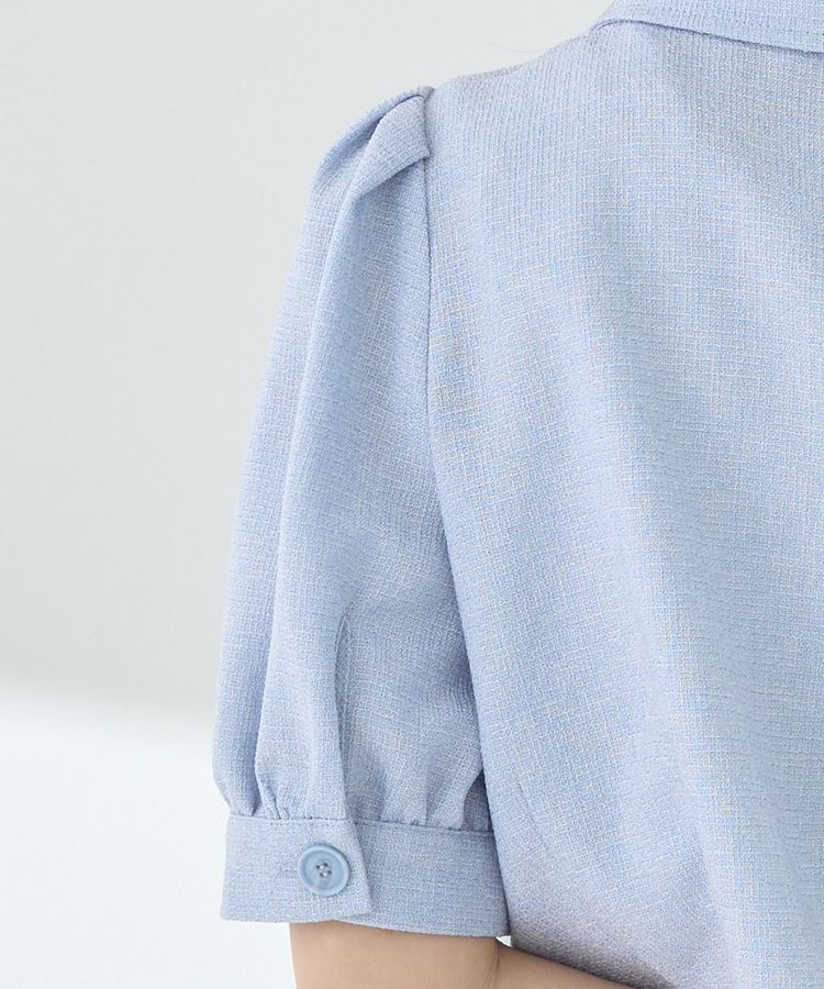 earth music&ecology「サマーツイードシャツジャケット」|シャツ・ブラウス|