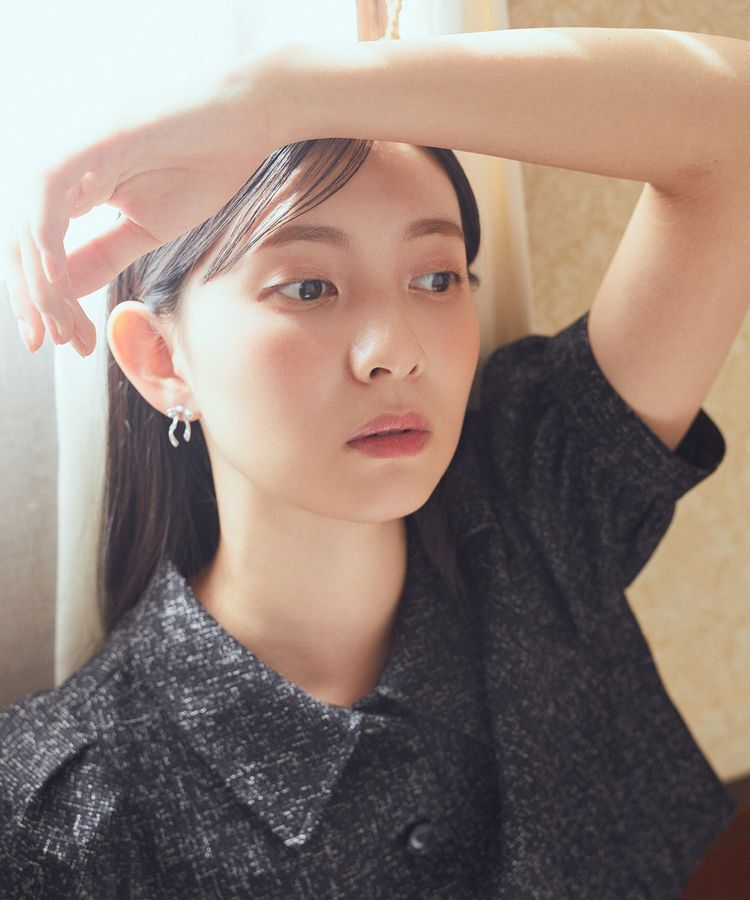 earth music&ecology「サマーツイードシャツジャケット」|シャツ・ブラウス|