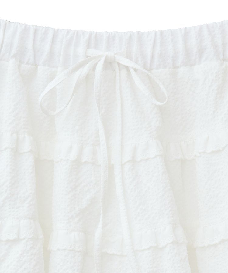 earth music&ecology「ティアードミニスカート」|スカート|