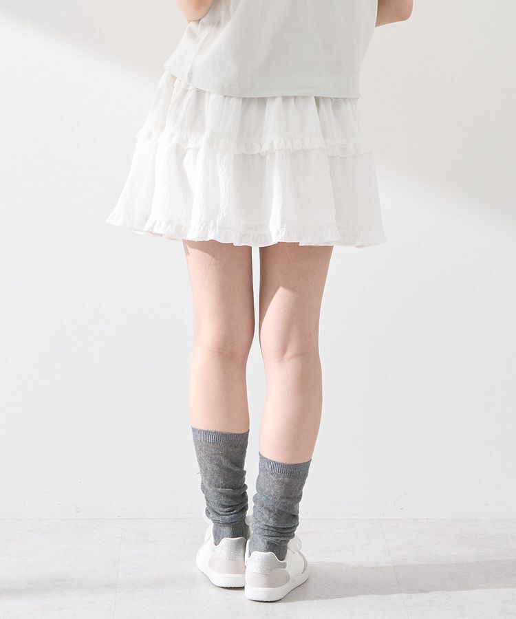 earth music&ecology「ティアードミニスカート」|スカート|