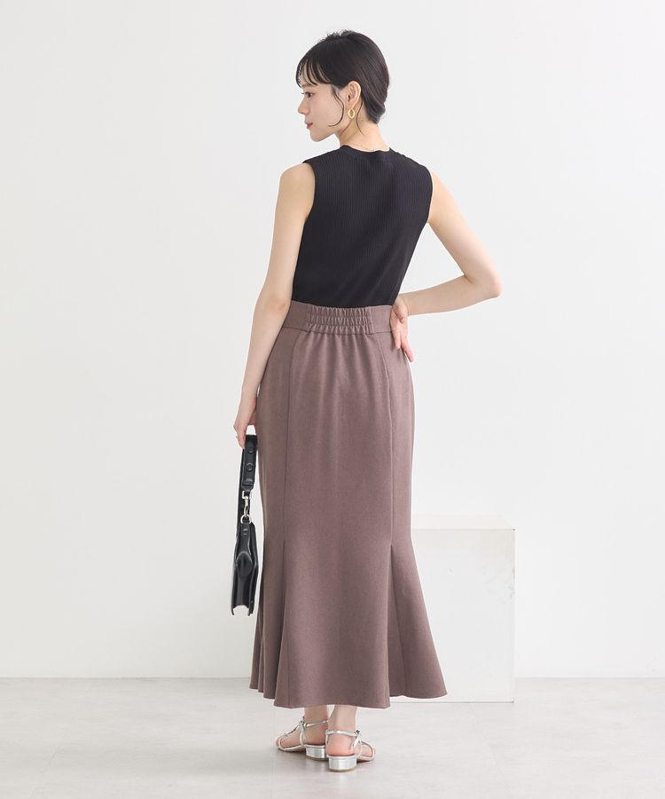 earth music&ecology「ランダムリブノースリーブニット」|ニット・セーター|