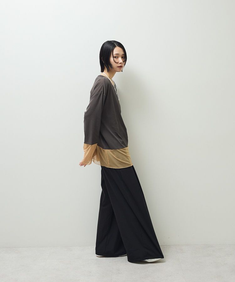 Green Parks「シアーチュールドッキングプルオーバー」|Tシャツ・カットソー|