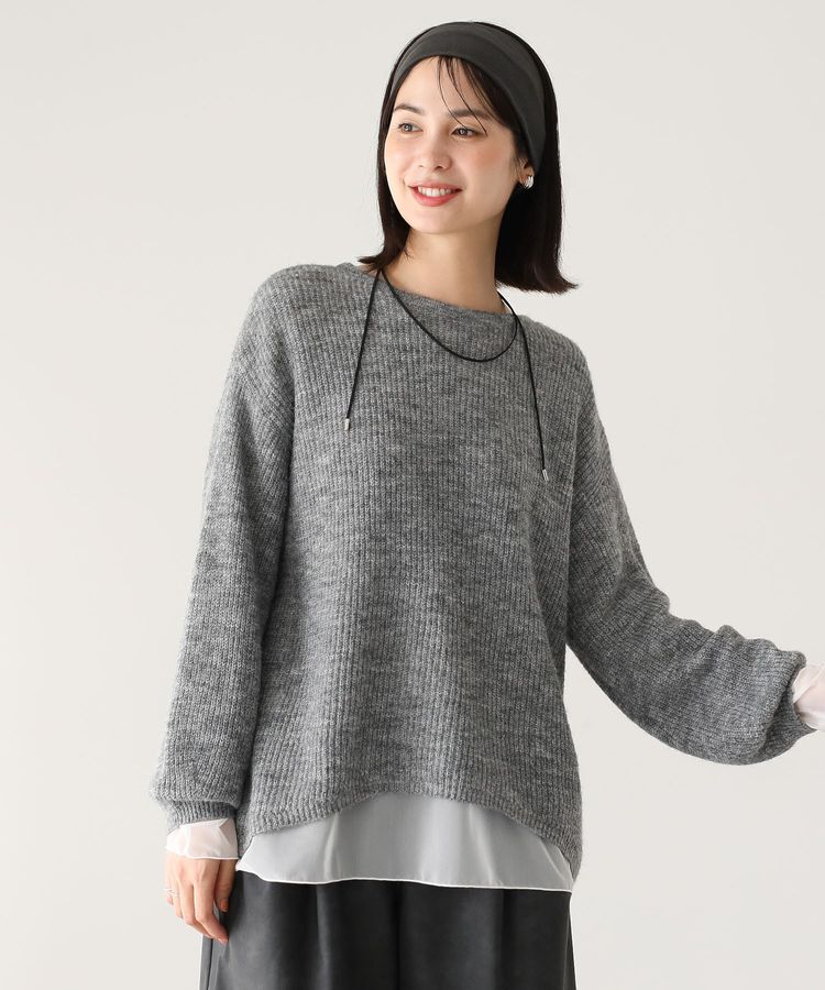 Green Parks「シアーチュールドッキングプルオーバー」|Tシャツ・カットソー|