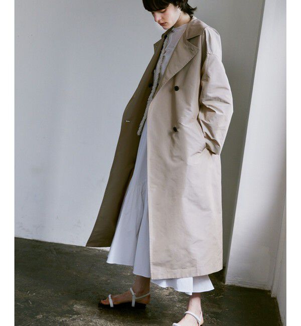 allureville「マイクロタフタトレンチコート」|トレンチコート|