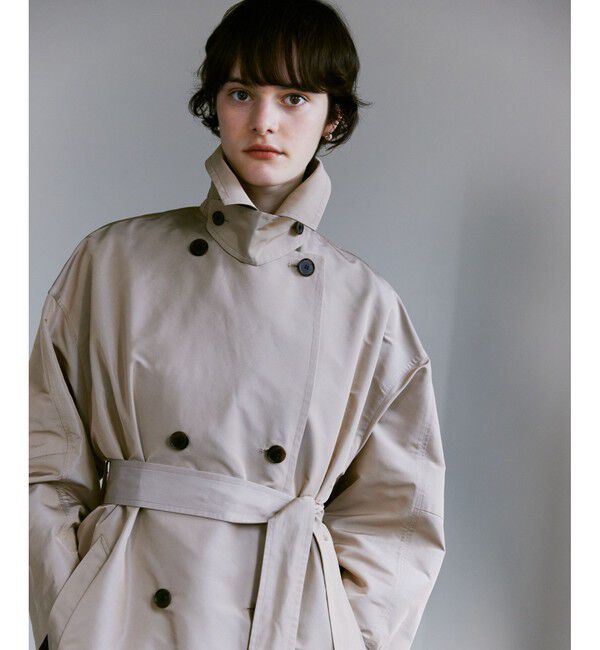 allureville「マイクロタフタトレンチコート」|トレンチコート|