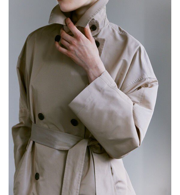 allureville「マイクロタフタトレンチコート」|トレンチコート|