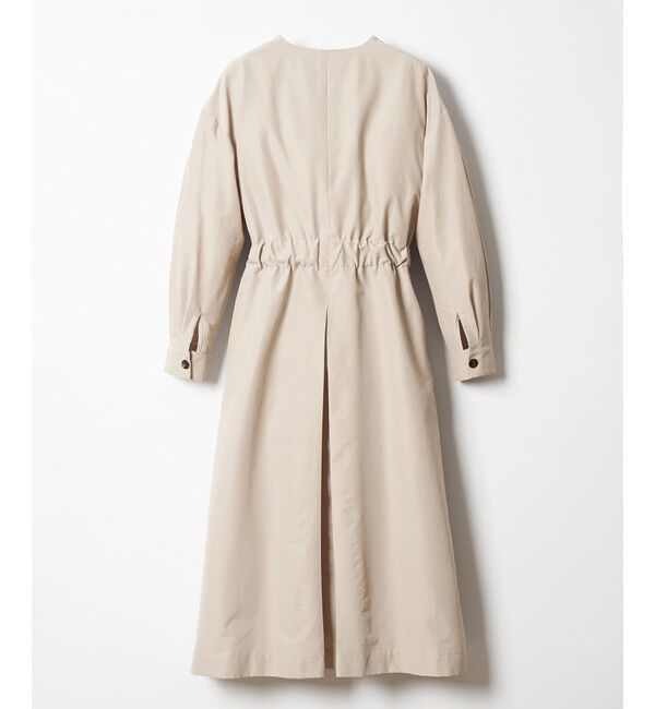 allureville「グログランフロントジップノーカラーコート」|ダッフルコート|