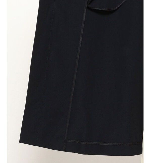 allureville「グログランフロントジップノーカラーコート」|ダッフルコート|