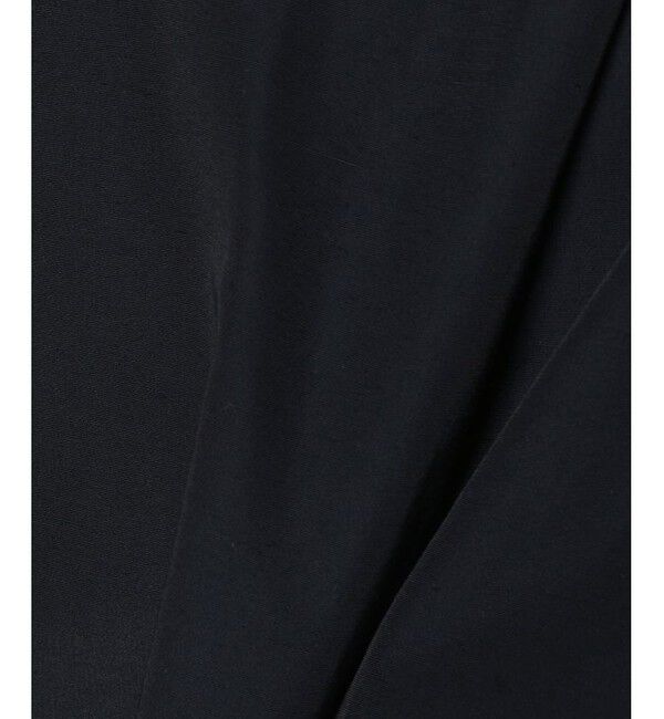 allureville「グログランフロントジップノーカラーコート」|ダッフルコート|