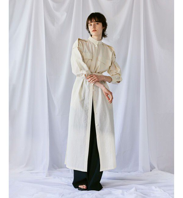 allureville「綿ナイロンタンブラーワンピース」|ワンピース|アイボリー