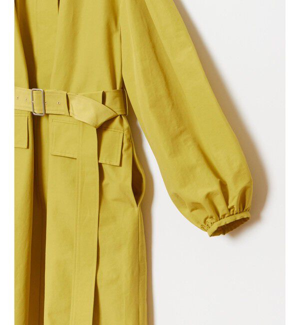 allureville「綿ナイロンクロスギャザーネックコート」|ダッフルコート|