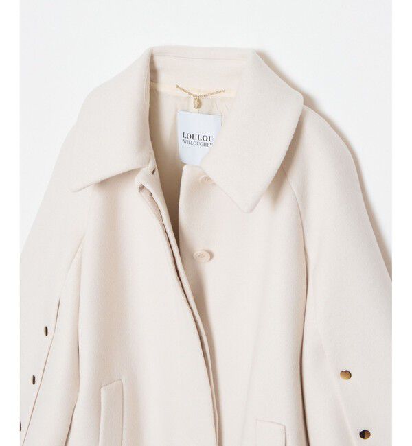 LOULOU WILLOUGHBY「【LOULOU WILLOUGHBY】シャルムビーバーステンカラーコート」|ダッフルコート|