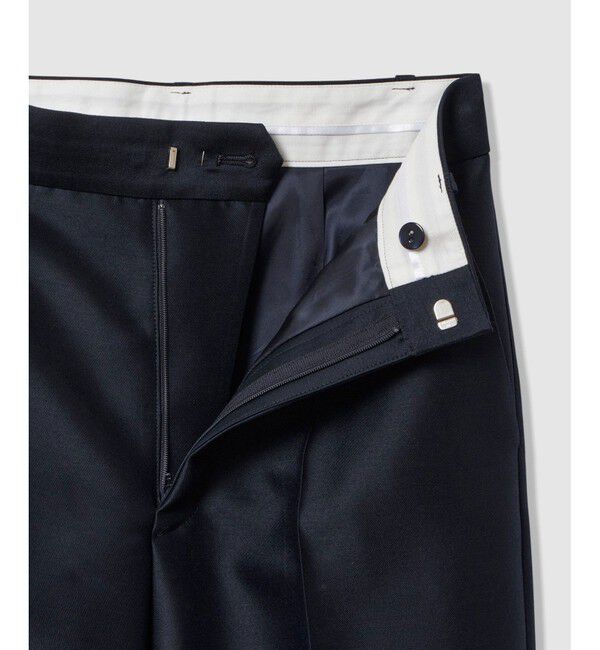 LOULOU WILLOUGHBY「【LOULOU WILLOUGHBY】シルクウールツイルタックパンツ」|チノ|