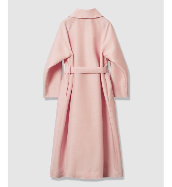 LOULOU WILLOUGHBY「【LOULOU WILLOUGHBY】シルクウールツイルロングコート」|ダッフルコート|