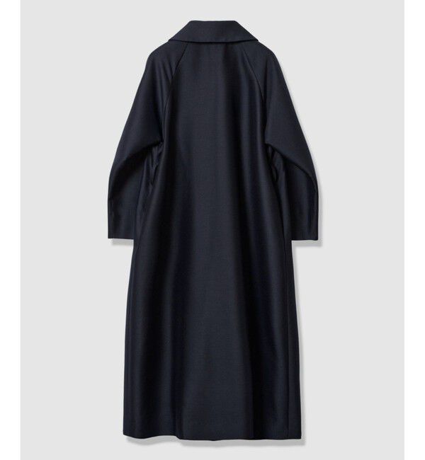 LOULOU WILLOUGHBY「【LOULOU WILLOUGHBY】シルクウールツイルロングコート」|ダッフルコート|