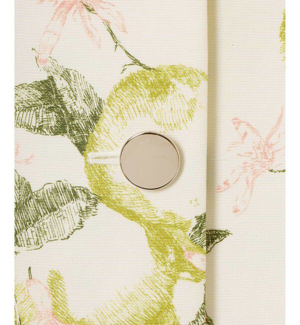 LOULOU WILLOUGHBY「【LOULOU WILLOUGHBY】RATTIレモン柄ステンカラーコート」|ダッフルコート|