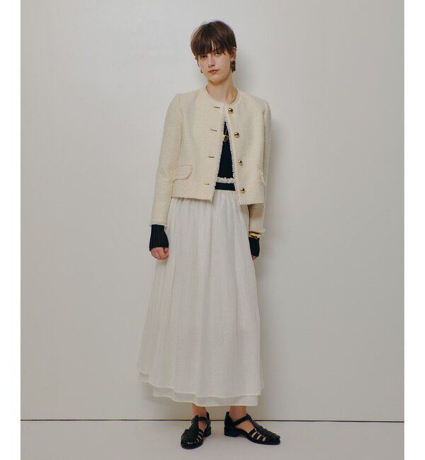 allureville「カールマイヤーギャザースカート」|スカート|