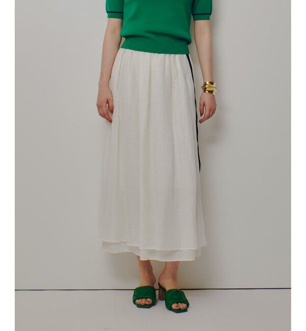 allureville「カールマイヤーギャザースカート」|スカート|