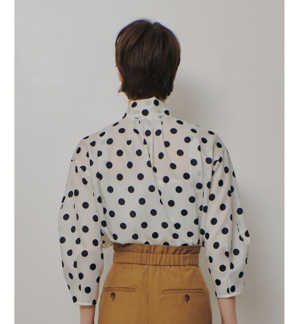 allureville「ポルカドットブラウス」|シャツ・ブラウス|