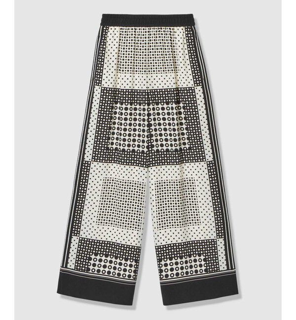 allureville「幾何プリントイージーパンツ」|チノ|