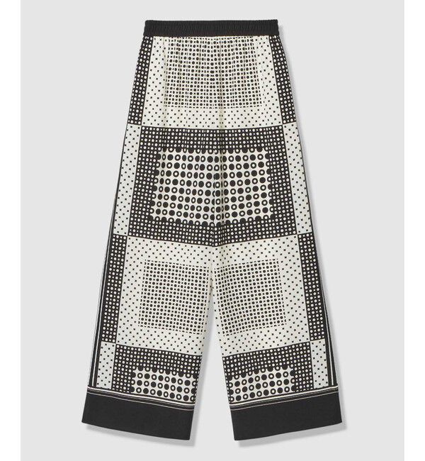 allureville「幾何プリントイージーパンツ」|チノ|