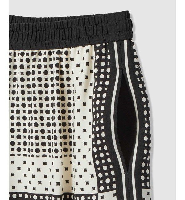 allureville「幾何プリントイージーパンツ」|チノ|