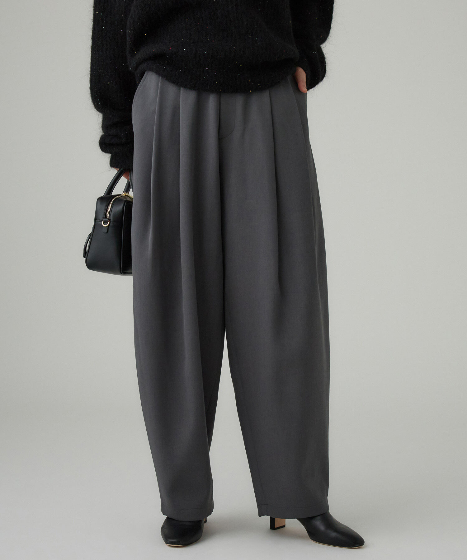 BABYLONE「トリクシオンタックパンツ」|その他|ｸﾞﾚｰ