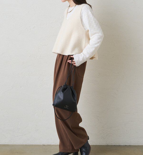  「片畦ニットビスチェ」|ニット・セーター|