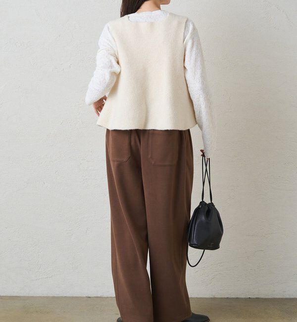  「片畦ニットビスチェ」|ニット・セーター|