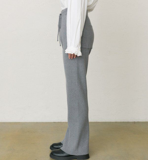  「【セットアップ対応】リブニットフレアパンツ」|その他|