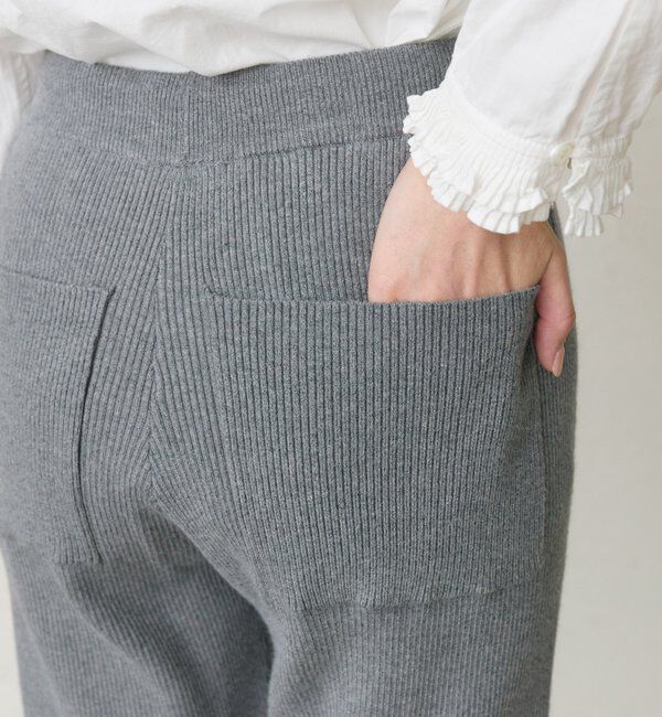  「【セットアップ対応】リブニットフレアパンツ」|その他|