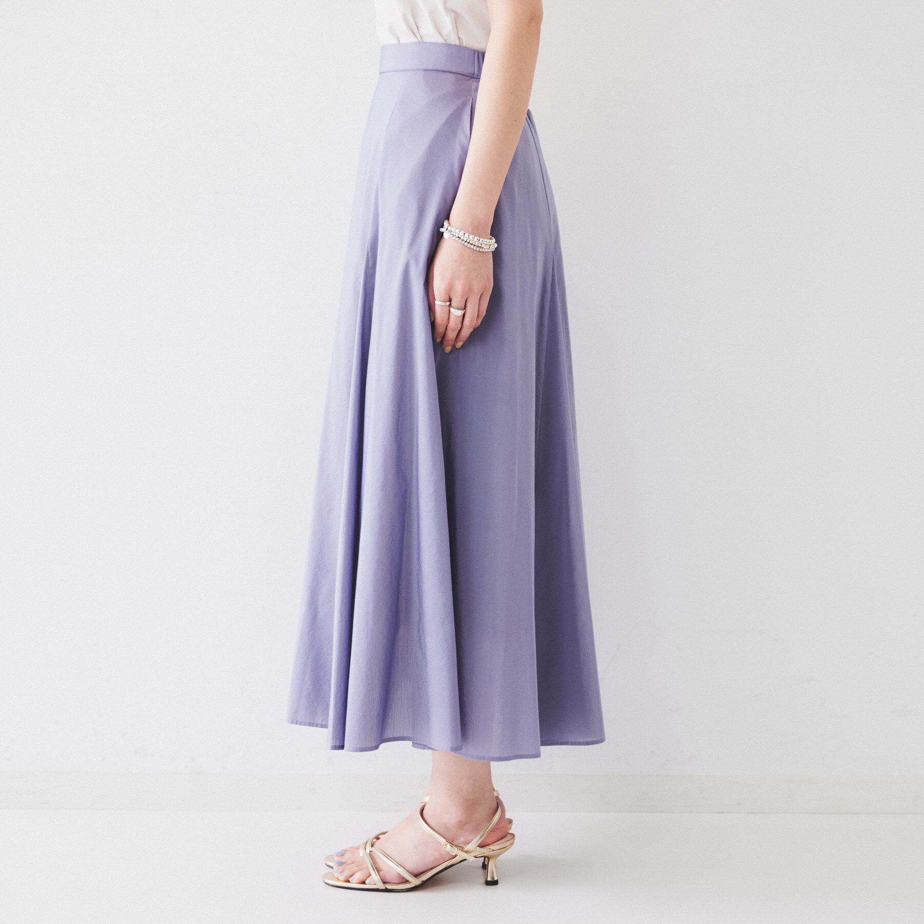 UNTITLED「【トレンド/後ろゴム】ローンフレアスカート」|スカート|