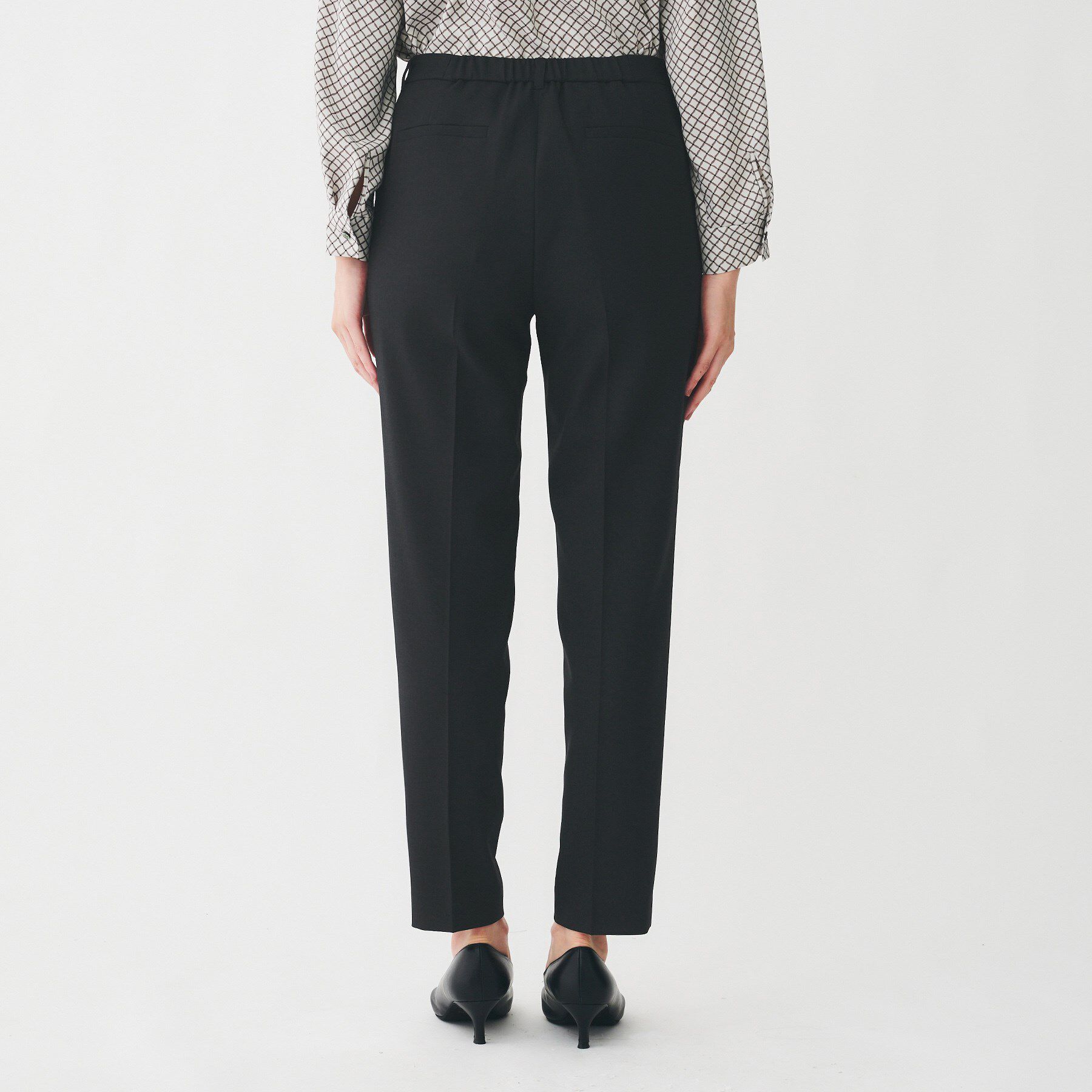UNTITLED「【洗える/お仕事スーツ】ドライメランジ テーパードパンツ」|その他|
