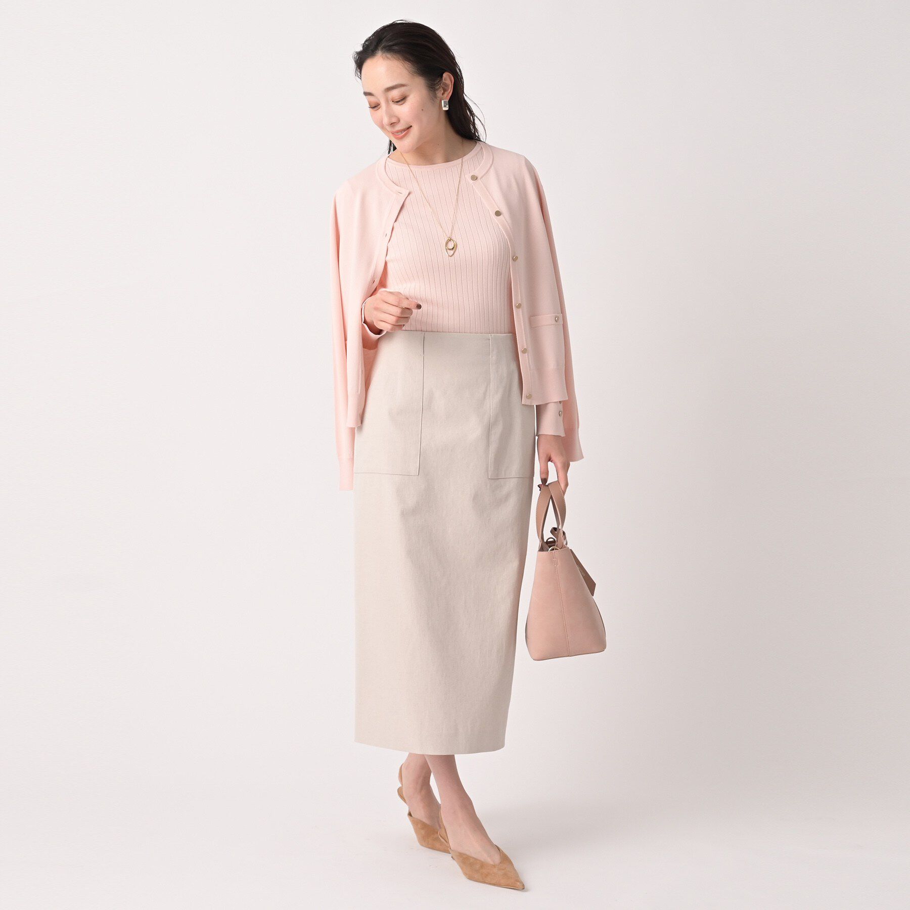 UNTITLED「ワイドリブニットプルオーバー」|ニット・セーター|